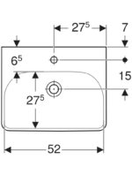 Geberit Smyle Square lavabo - Görsel 5