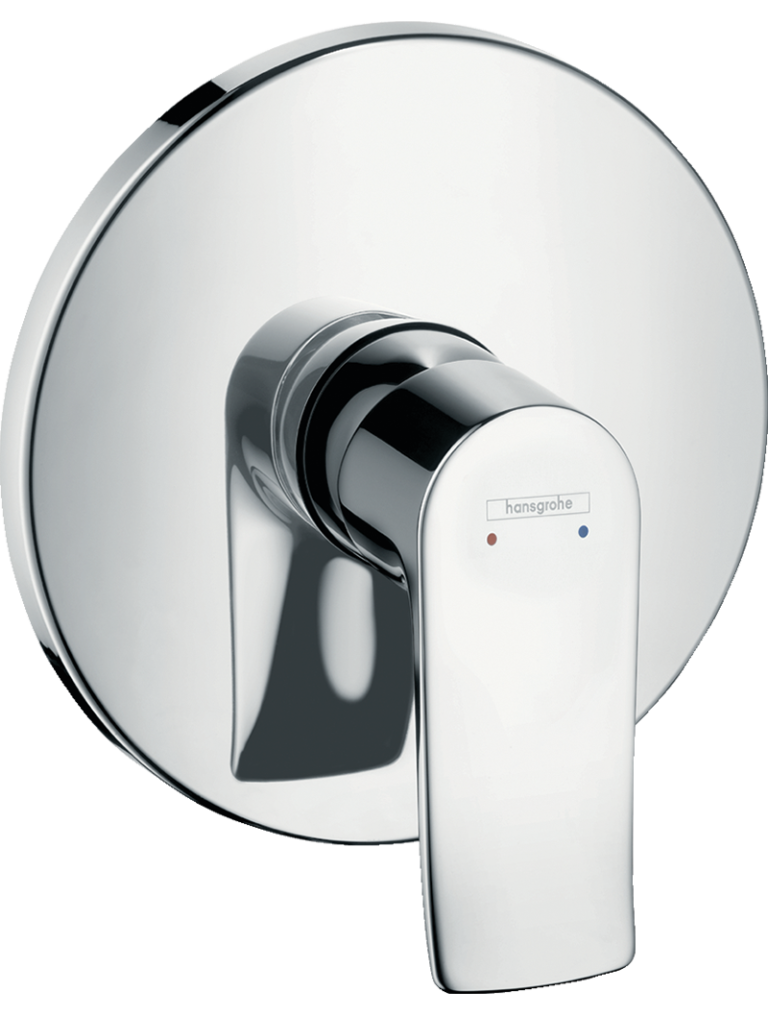 Metris Tek kollu duş bataryası yüksek debi, ankastre montaj