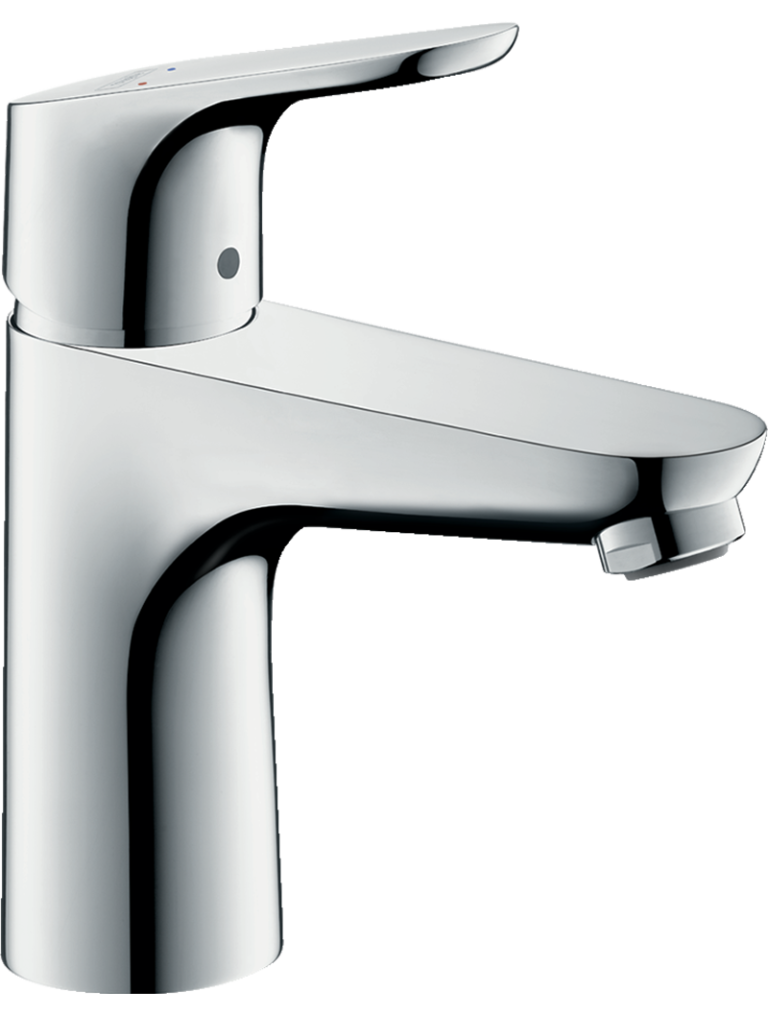 Focus Tek kollu Lavabo bataryası 100 Düşük debi, kumandasız