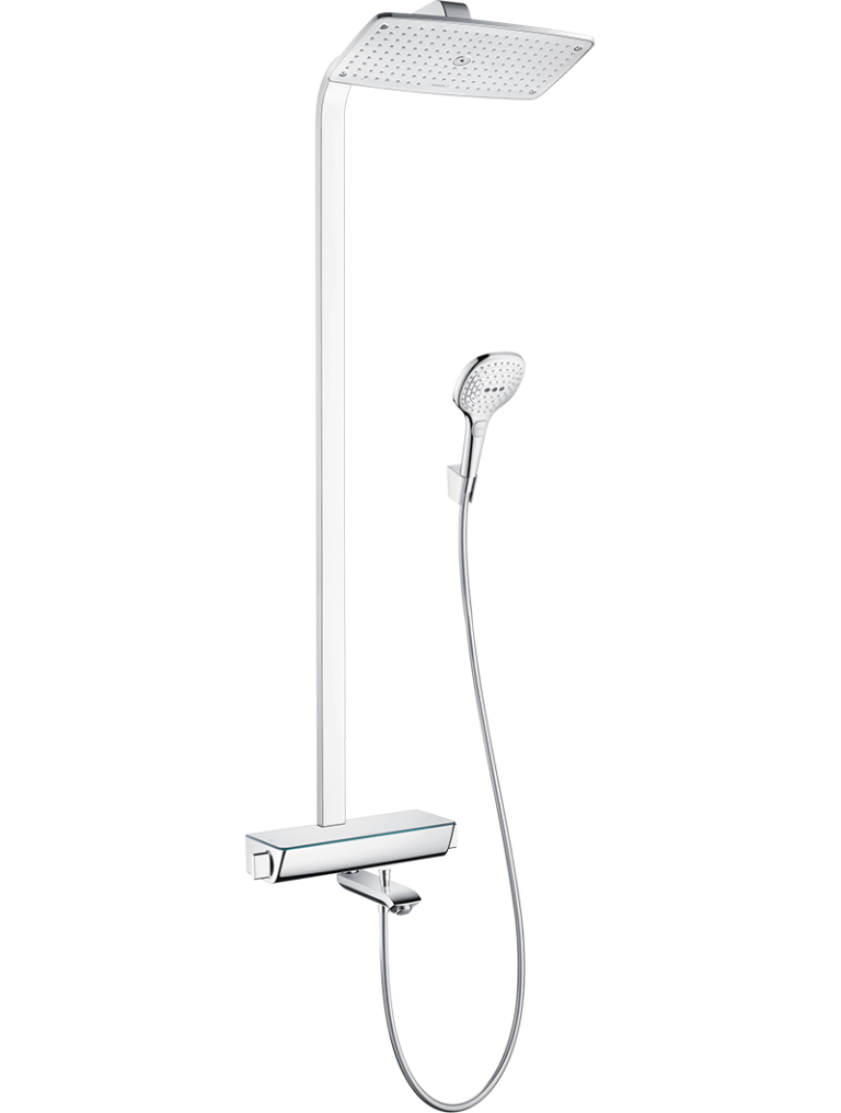 Raindance E Duş kolonu 360 1jet, banyo termostat ile