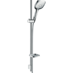 Raindance Select E Duş seti 150 3 jet, 90 cm duş barı ve sabunluk ile