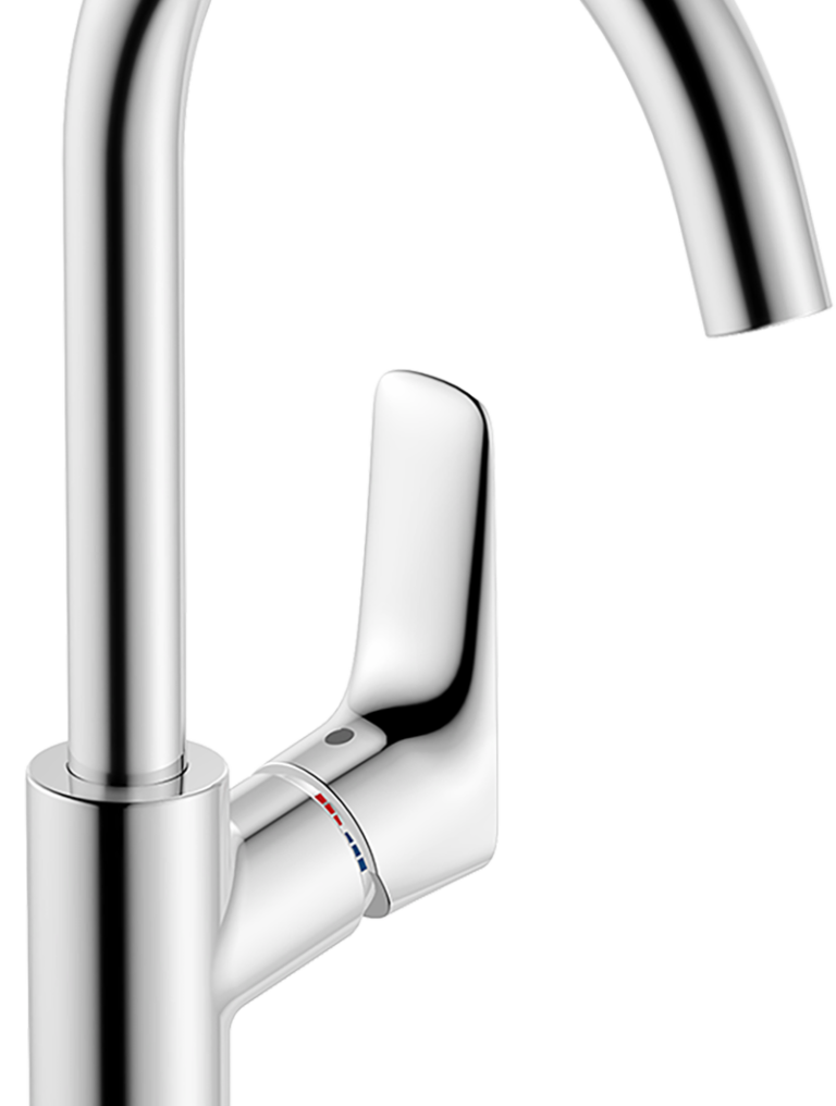 Logis Tek kollu Lavabo bataryası 210 kumandalı, döner gaga ile