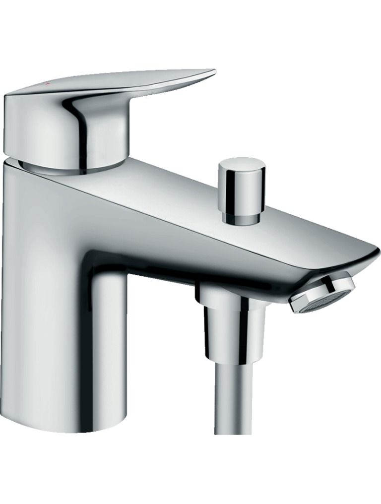 Logis Tek kollu duş ve banyo bataryası monoblok, 2 akış miktarı ile