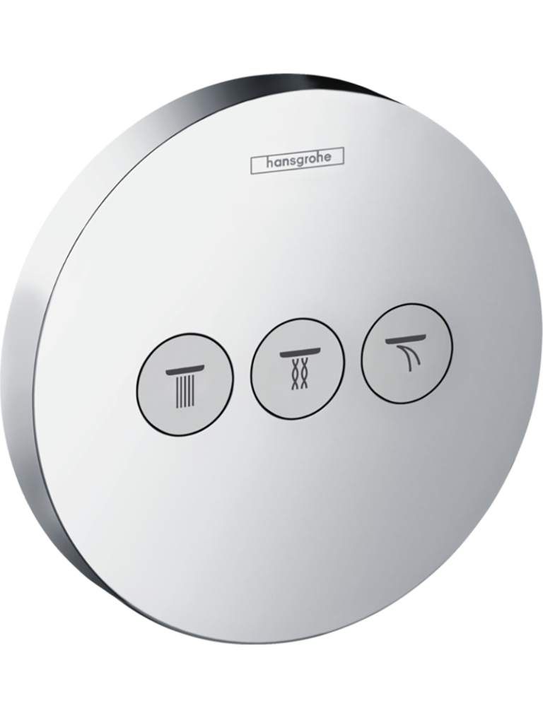 ShowerSelect S Valf ankastre montaj, 3 çıkış için