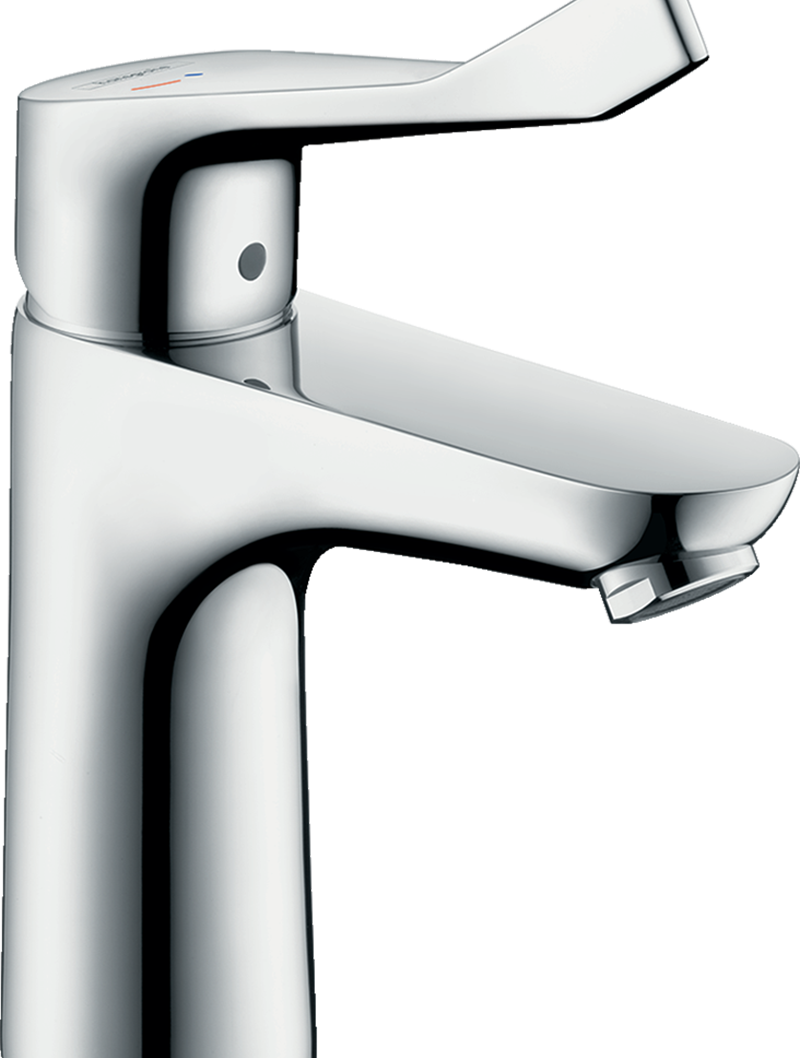 154__hpa01558_tif.png Focus Tek kollu Lavabo bataryası 100 CoolStart, kumandasız, uzun volan ile - Görsel 1