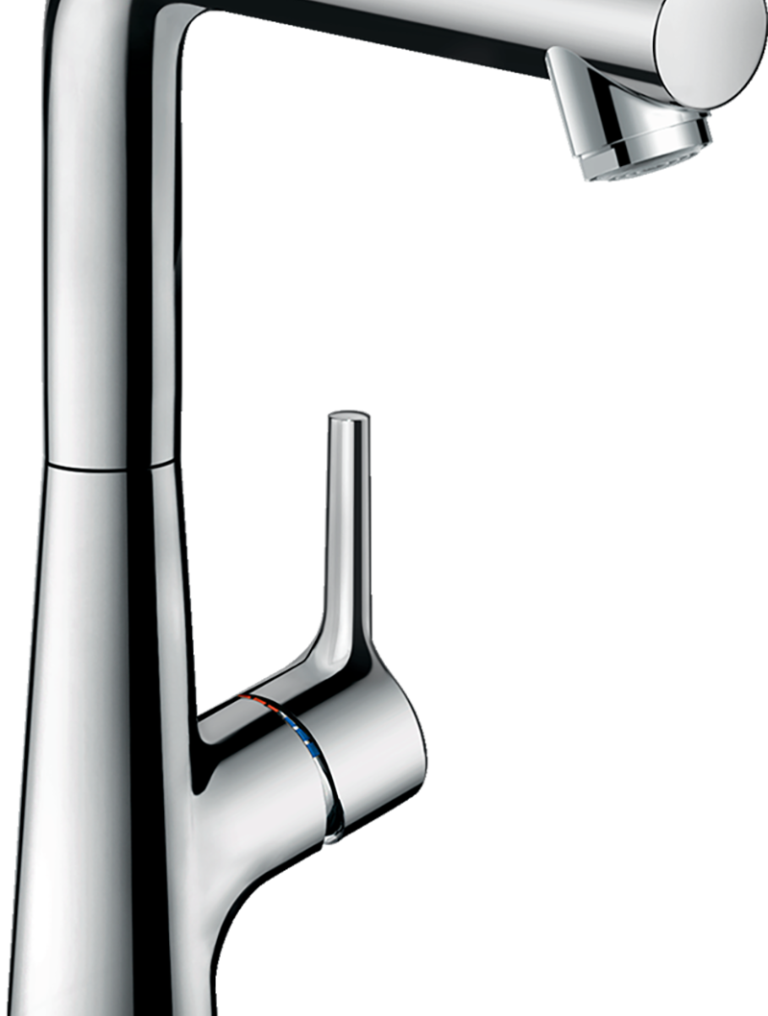 Talis S Tek kollu Lavabo bataryası 210 kumandalı, döner gaga ile