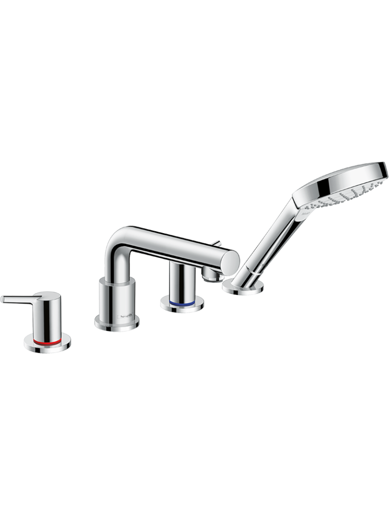 Talis S 4-Delikli küvet kenarı banyo bataryası