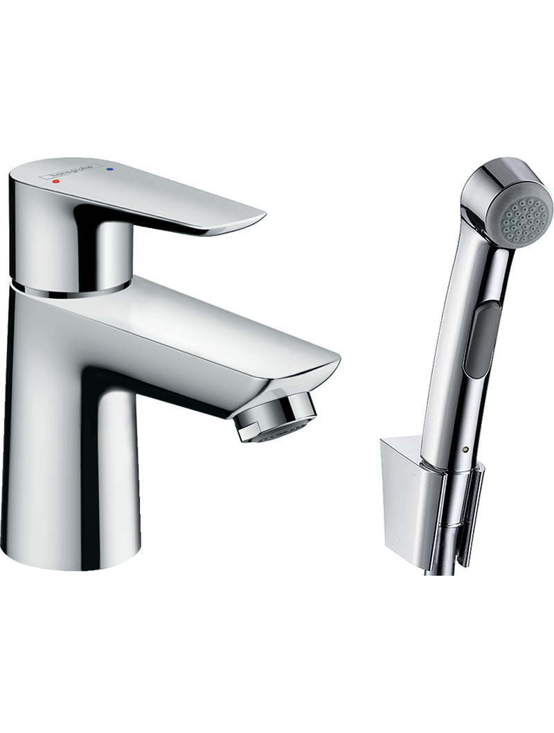 154__hpa01655_tif.png Talis E Tek kollu Lavabo bataryası bidette el duşu ve 160 cm duş hortumu ile - Görsel 1