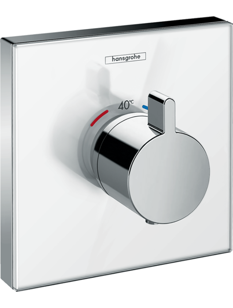 ShowerSelect Glass Termostat yüksek debi, ankastre montaj