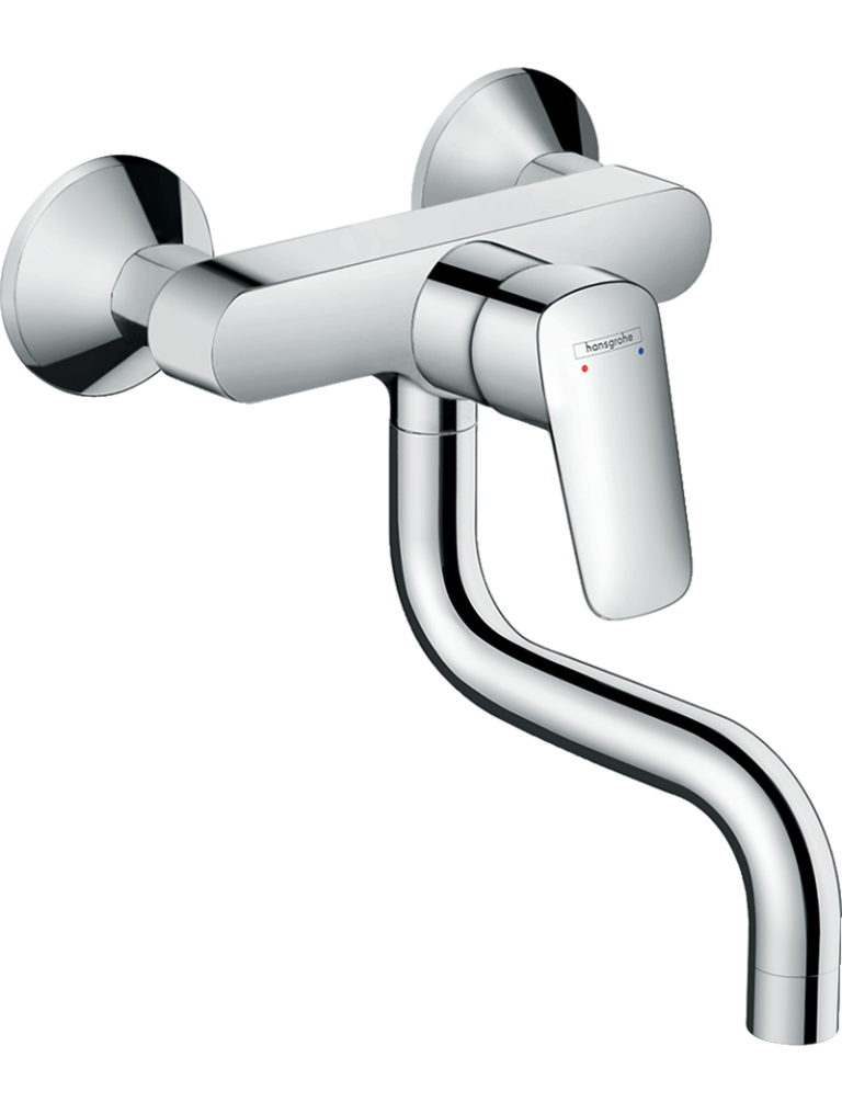 Logis M31 Tek kollu eviye bataryası duvardan kısa gaga, 1jet