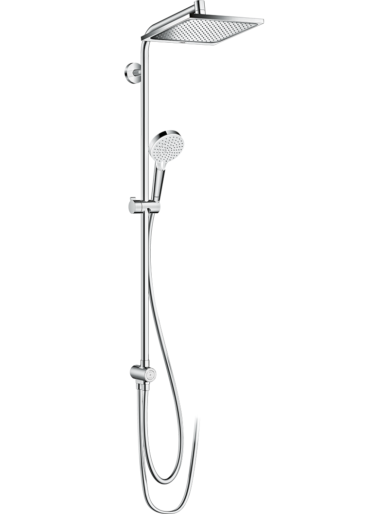 154__hpa01752_tif.png Crometta E Duş kolonu 240 1 jet, EcoSmart Reno - Görsel 1