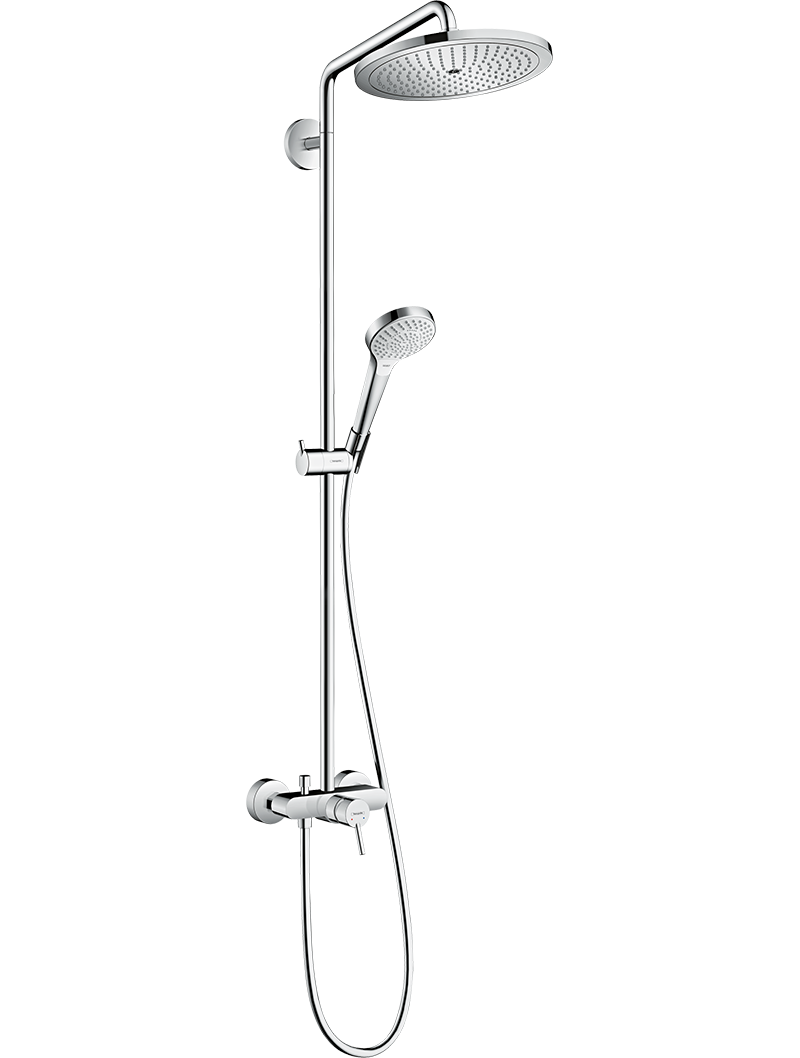 154__hpa01842_tif.png Croma Select S Duş kolonu 280 1 jet, tek kollu batarya ile - Görsel 1