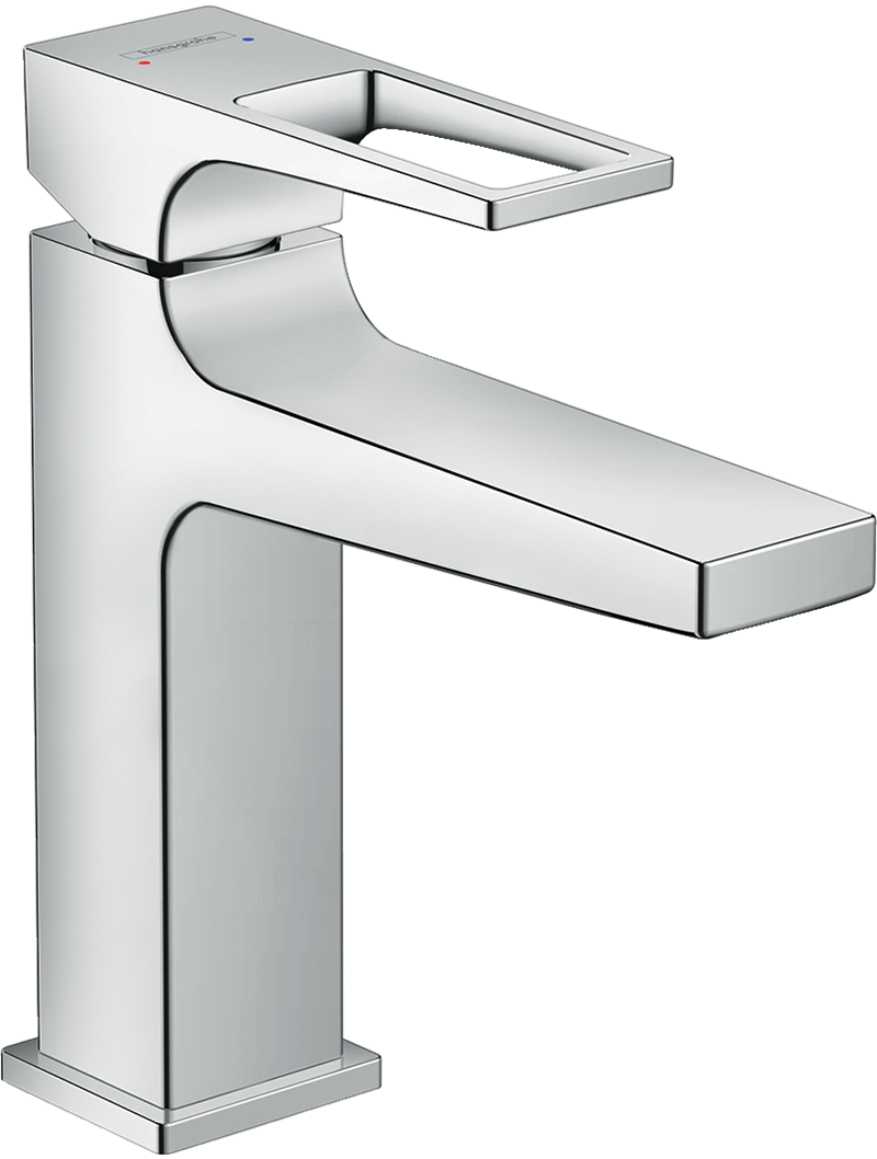 154__hpa01995_tif.png Metropol Tek kollu Lavabo bataryası 110 kumandalı ve loop volan ile - Görsel 1