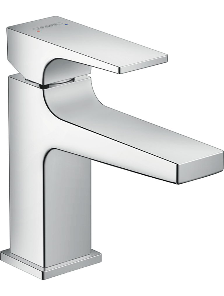 Metropol Tek kollu lavabo bataryası 100 çubuk volan, bas-aç gider seti ile, küçük lavabolar için