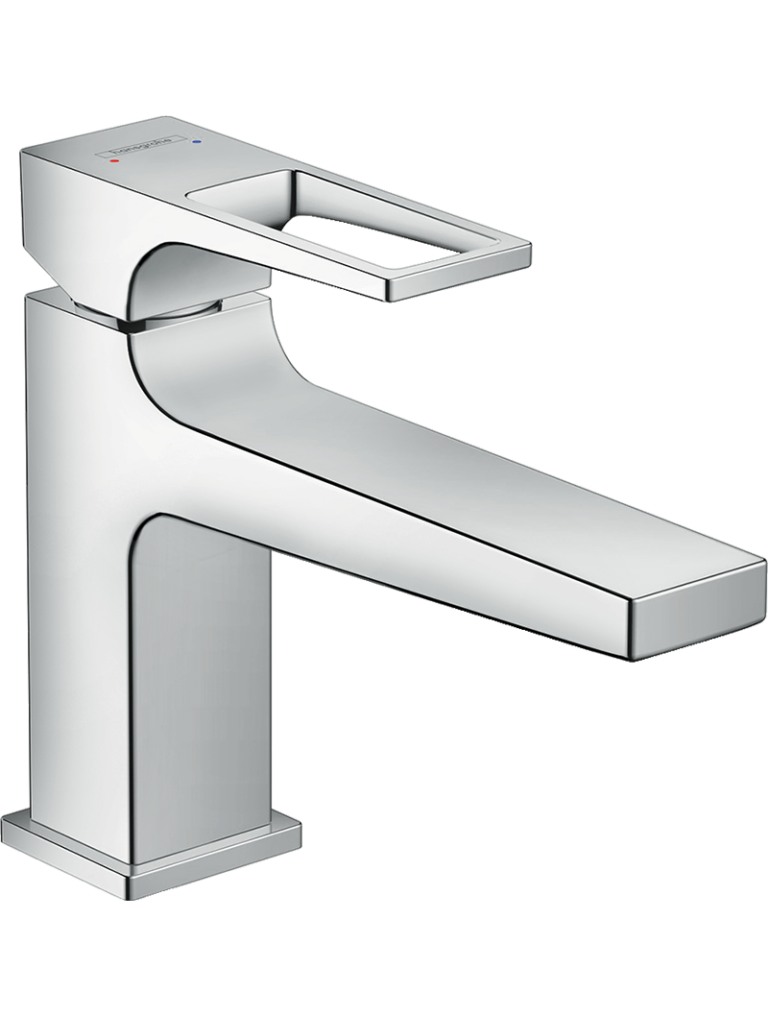 Metropol Tek kollu Lavabo bataryası 100 Loop volan ve bas-aç gider seti ile