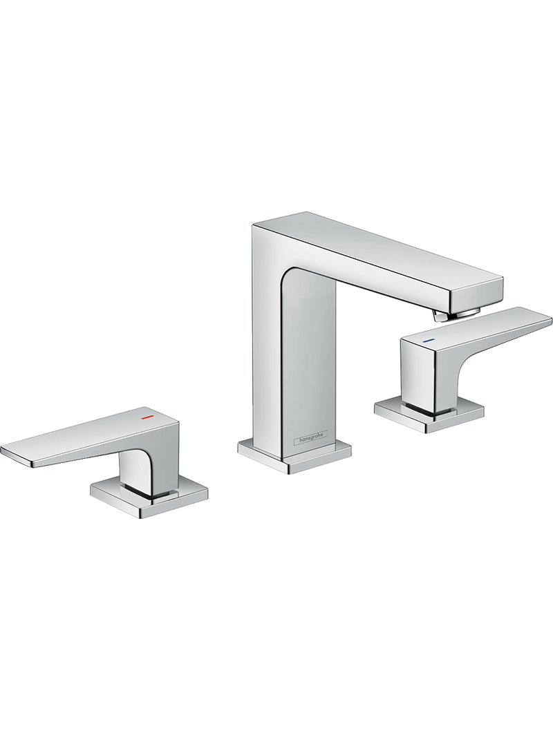 154__hpa02008_tif.png Metropol 3-Delikli lavabo bataryası 110 bas-aç gider seti ve çubuk volan ile - Görsel 1