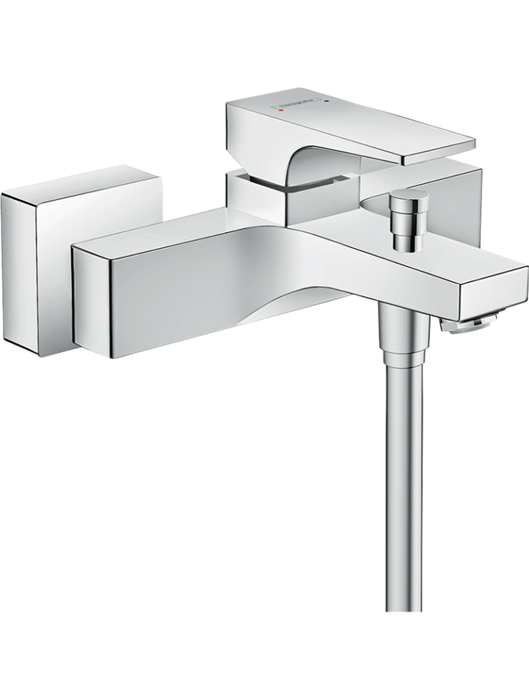 Metropol Tek kollu banyo bataryası aplike, çubuk volan ile