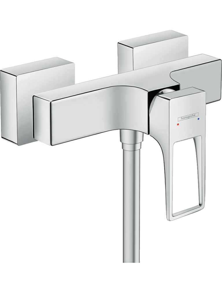 Metropol Tek kollu duş bataryası aplike, Loop volan ile