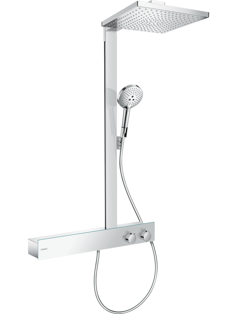 Raindance E Duş kolonu 300 1 jet, EcoSmart ShowerTablet 600 ile