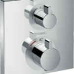 Ecostat Square Termostat ankastre montaj, 2 çıkış için