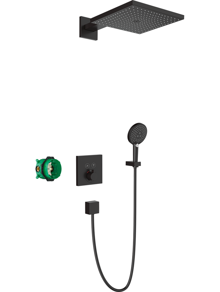 Raindance E Duş sistemi ankastre montaj için ShowerSelect termostat ile