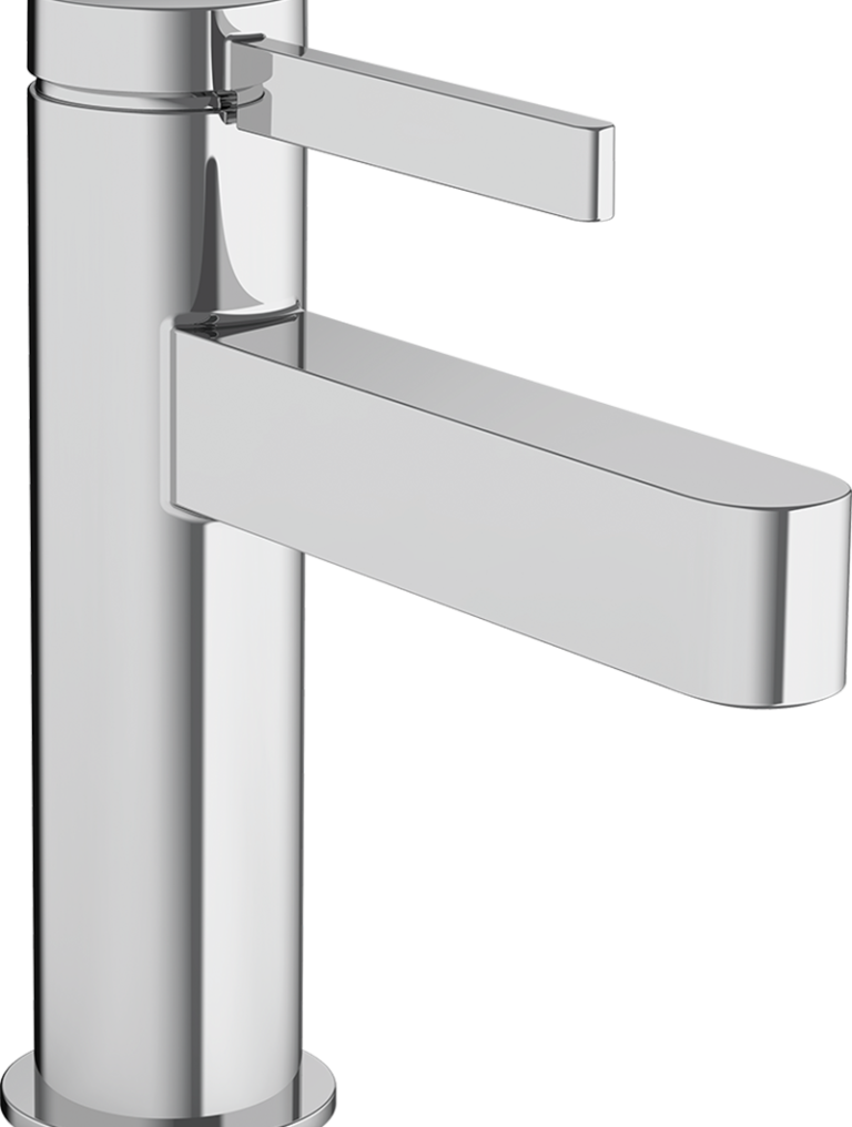 Finoris Tek kollu lavabo bataryası 100, bas-aç gider seti ile