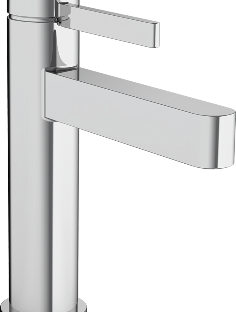 Finoris Tek kollu lavabo bataryası 110, bas-aç gider seti ile