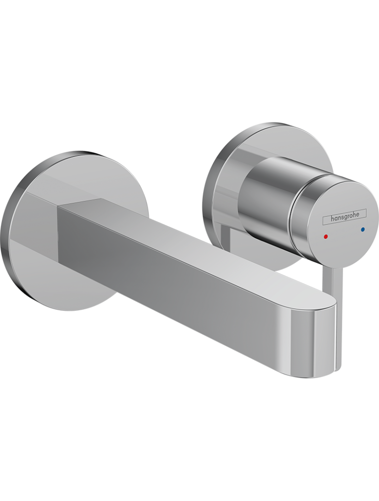 Finoris Tek kollu Lavabo bataryası ankastre duvara monte 16,8 cm gaga ile