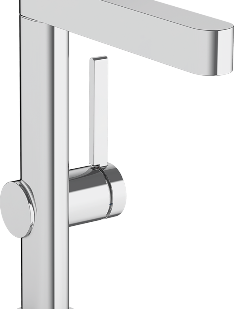 Finoris Tek kollu lavabo bataryası 230, bas-aç gider seti ile