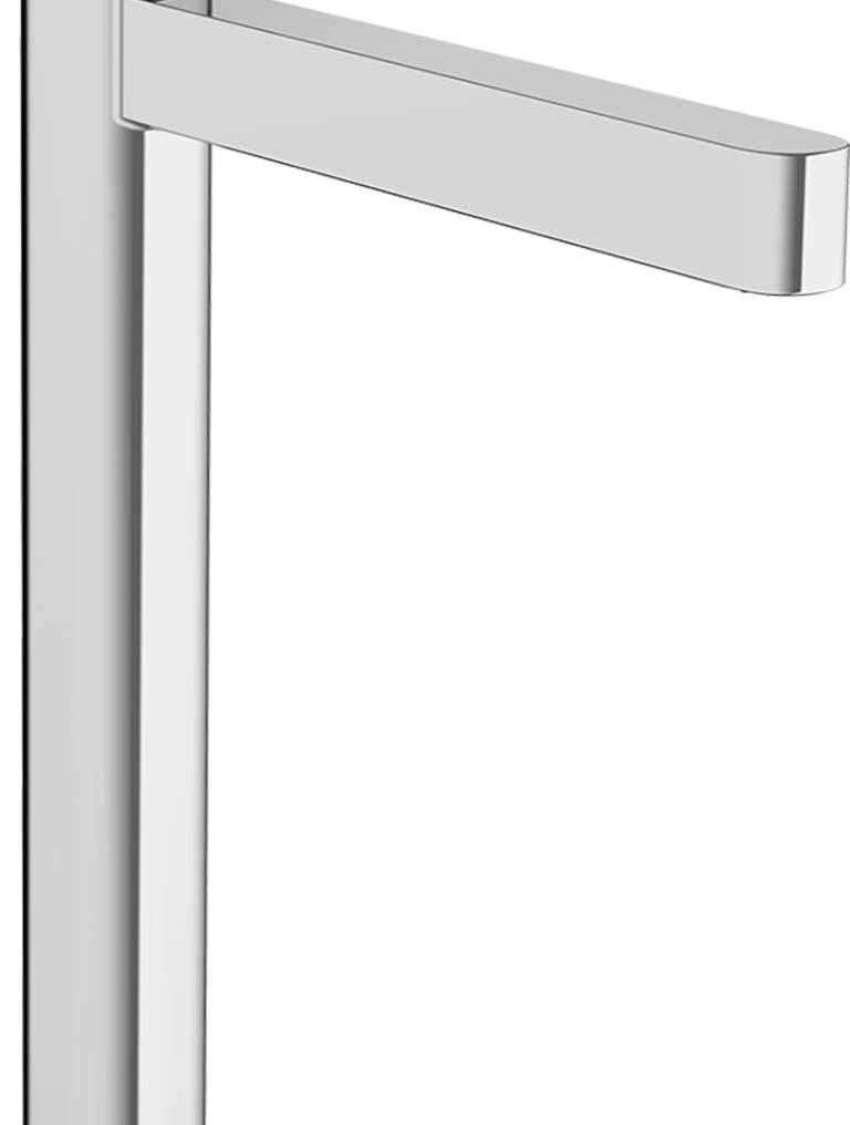 Finoris Tek kollu lavabo bataryası 260, çanak lavabolar için bas-aç gider seti ile