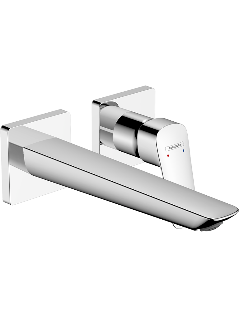 Logis Tek kollu lavabo bataryası Fine ankastre duvara monte 20,6 cm gaga ile