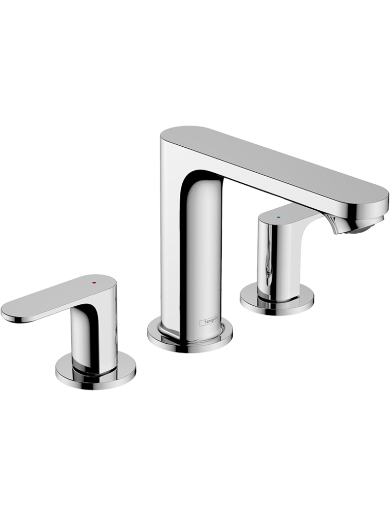 Rebris S 3-delikli lavabo bataryası kumandalı