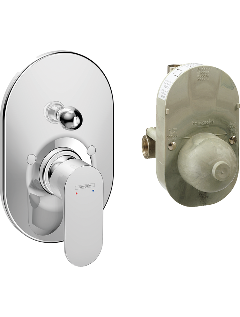 Rebris S Tek kollu banyo bataryası seti ankastre montaj