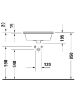 Starck 3 Tezgah altı lavabo #030256 - Görsel 3