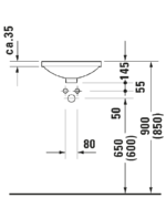 Architec Tezgah altı lavabo #031937 - Görsel 3