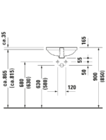 Universal Tezgah altı lavabo #033643 - Görsel 3