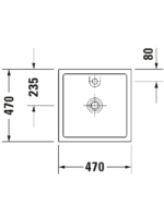 Starck 1 Çanak lavabo #038747 - Görsel 2