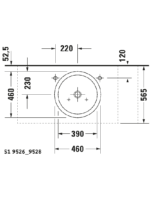 Starck 1 Çanak lavabo #044546 - Görsel 4