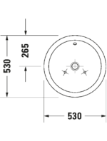 Starck 1 Çanak lavabo #044753 - Görsel 2