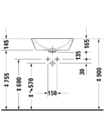 Starck 1 Çanak lavabo #044753 - Görsel 5