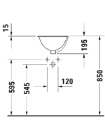 Architec Tezgah altı lavabo Bali #047334 - Görsel 3