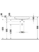DuraSquare Çanak lavabo #235560 - Görsel 5
