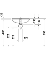 DuraStyle Basic Tezgah altı lavabo #039549 - Görsel 2