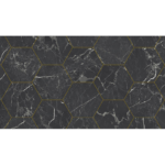 Nero Marquine Hexagon GOLD ICONIK 260D Vinil Rulolar