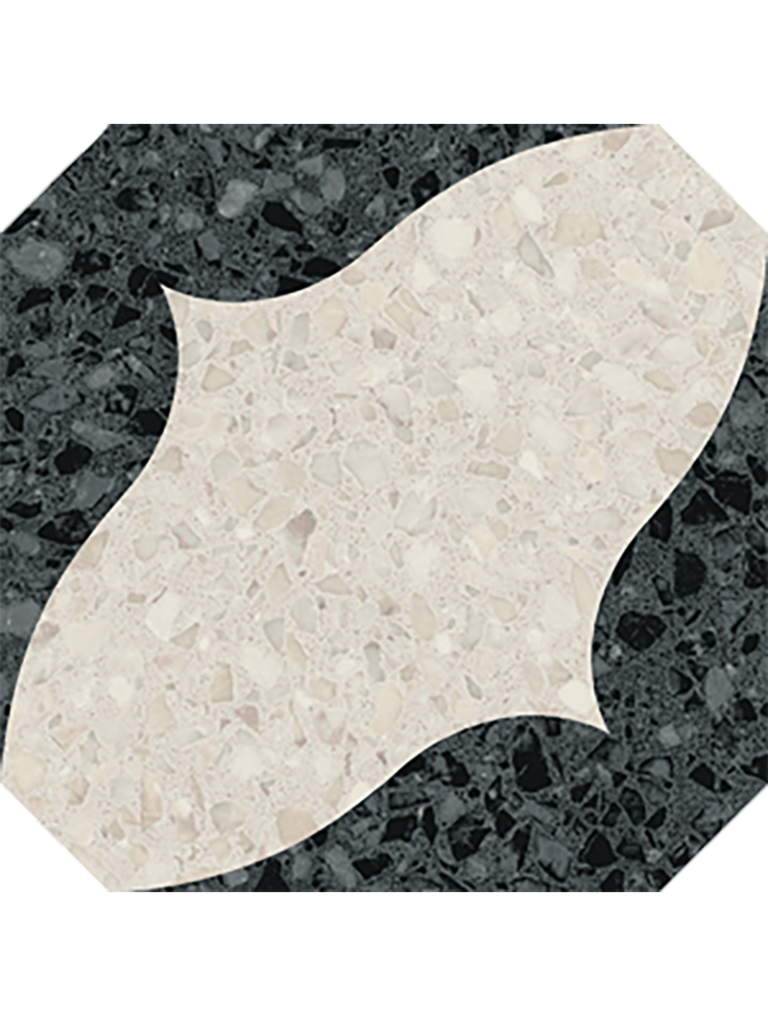 Octógono Cerbere Negro 20x20 G.156 porcelain