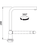 Tap Neptune Style Window spout side HP C - Görsel 2