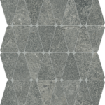 ARKIQUARTZ GRAPHITE TRIANGLE TESSERE Mozaik
