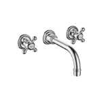 MADISON Wall-mounted basin mixer without pop-up waste - Chrome