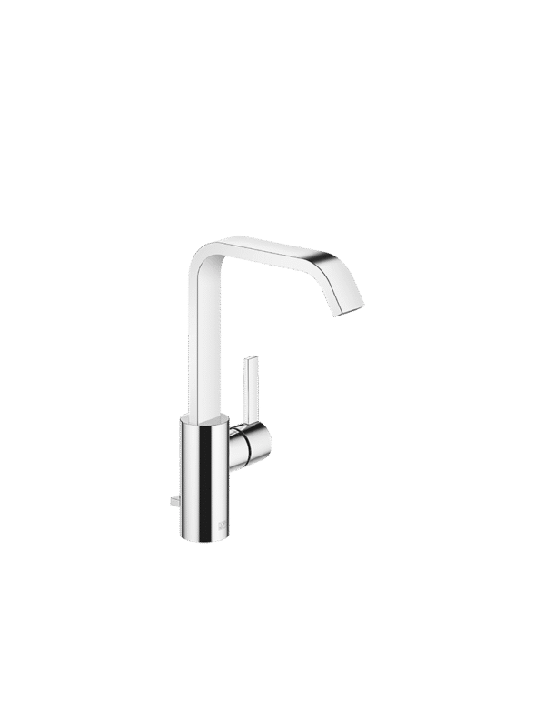 IMO Single-lever basin mixer with high spout with pop-up waste - Chrome