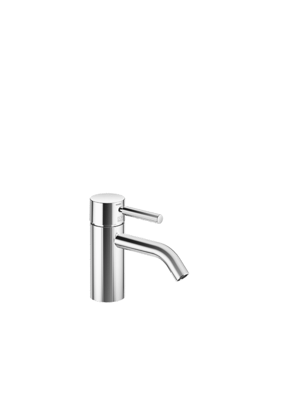 META Single-lever basin mixer without pop-up waste - Chrome